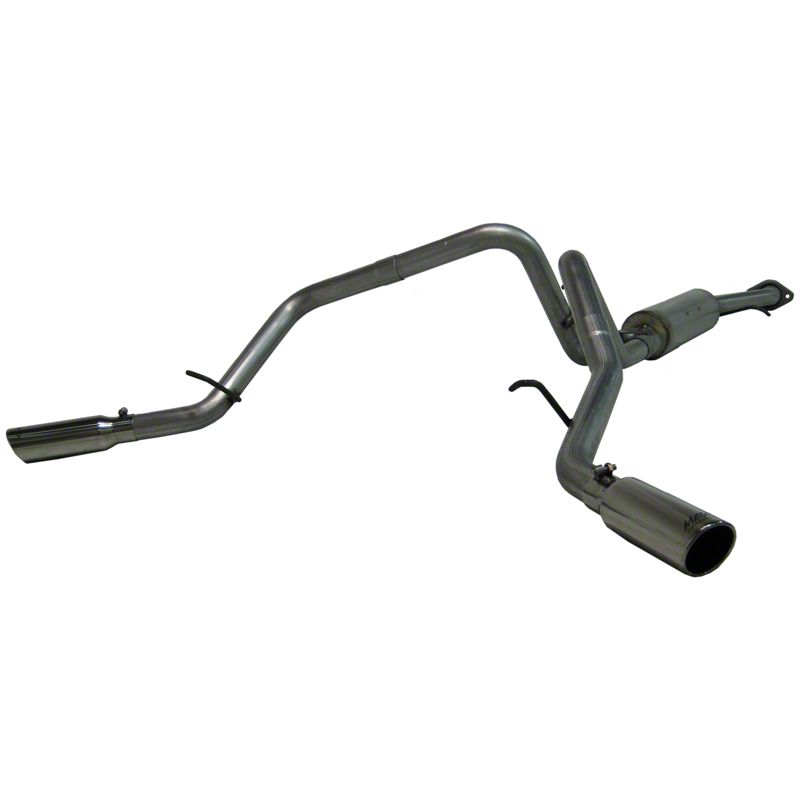 MBRP Silverado 2.5 in. Installer Series Dual Exhaust System Side Exit