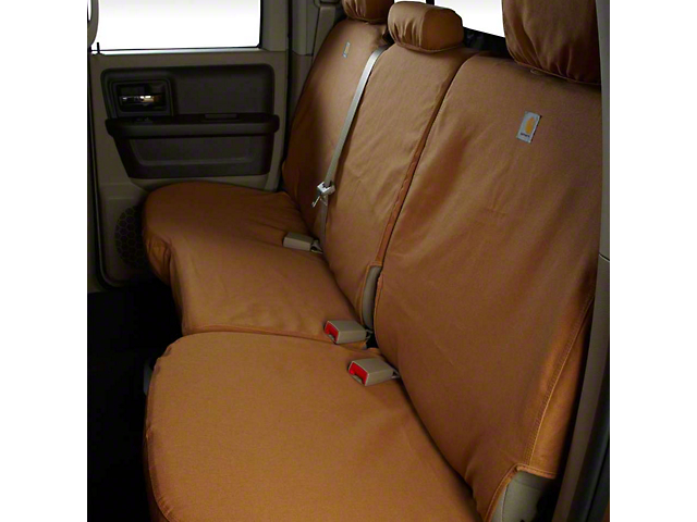 Covercraft SeatSaver Second Row Seat Cover; Carhartt Brown (14-21 Tundra Double Cab)