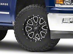 Pro Comp Wheels Axis Satin Black 6-Lug Wheel; 17x9; -6mm Offset (19-22 Silverado 1500)