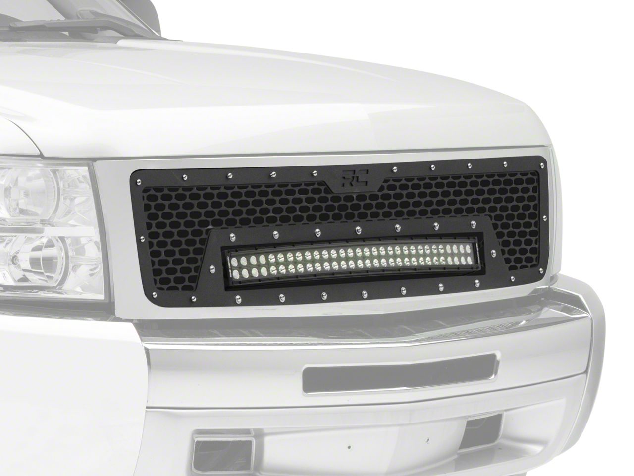 rough country light bar grill