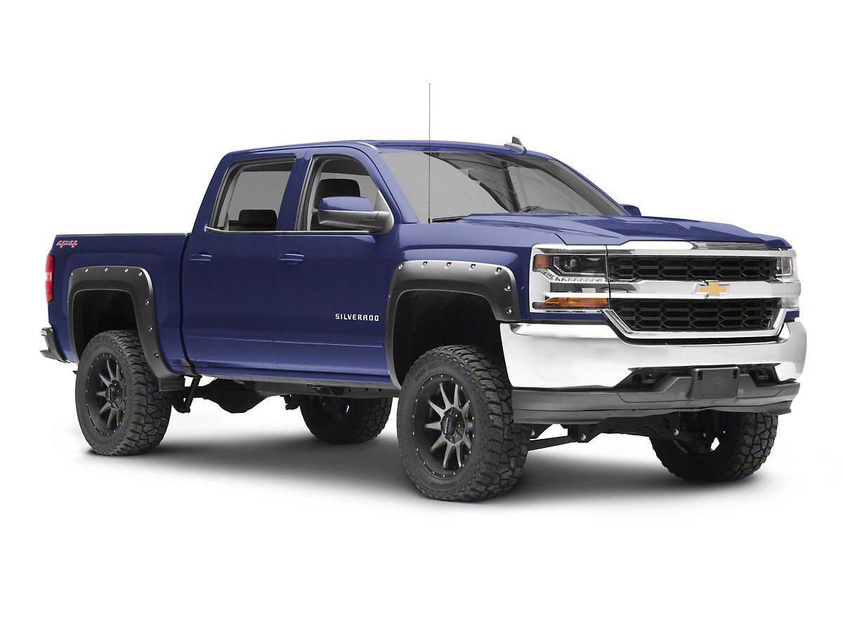 Chevy Silverado Fender Flares >> Rough Country Pocket Fender Flares Unpainted 16 18 Silverado 1500 Chevy Silverado Fender Flares >> Rough Country Pocket Fender Flares Unpainted 16 18 Silverado 1500