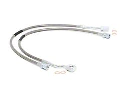 Rough Country Front Extended Stainless Steel Brake Lines for 5 to 7.50-Inch Lift (07-18 Silverado 1500)