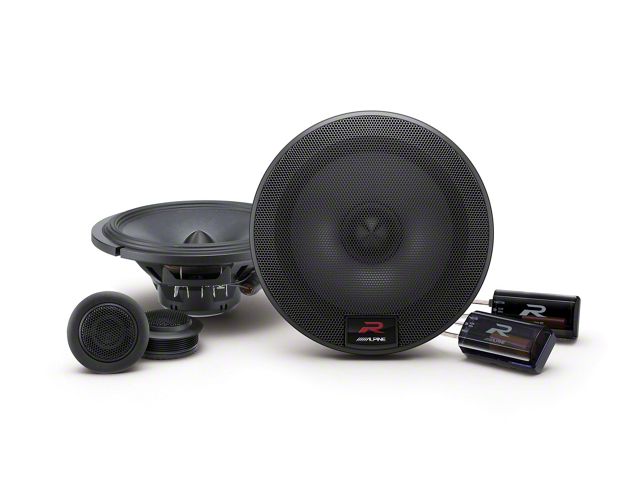 Alpine R-Series Component 2-Way Speakers; 100W; 6.50-Inch (16-23 Tacoma)