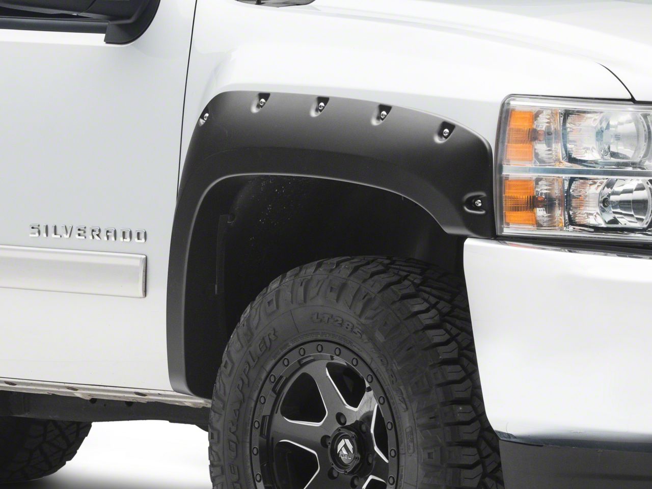 red fender flares chevy silverado