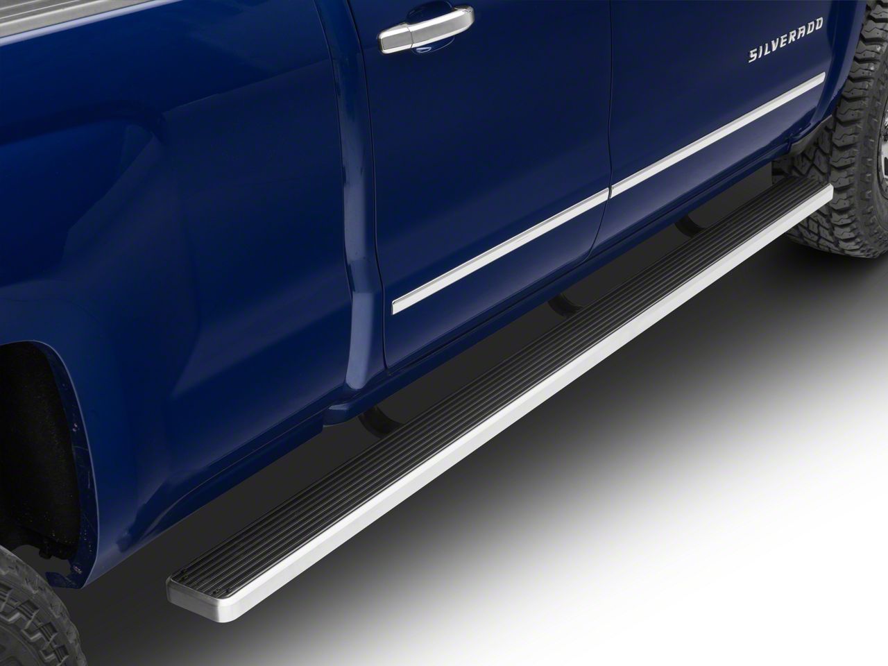 Silverado 1500 6-Inch iStep Wheel-to-Wheel Running Boards; Hairline ...