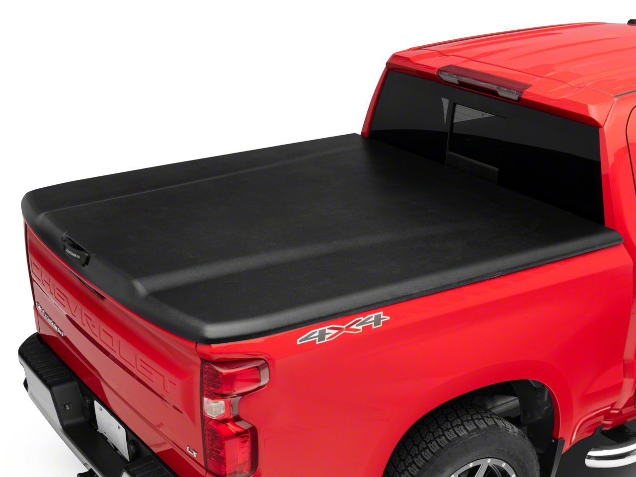 UnderCover Silverado 1500 Elite Hinged Tonneau Cover; Black Textured ...