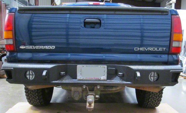 Hammerhead Silverado Rear Bumper w/ Round Reverse Light Cutouts 600-56 ...