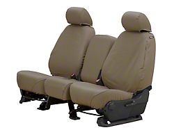 Husky Heavy Duty Front Row Seat Cover; Taupe (14-18 Silverado 1500 w/ Bench Seat)