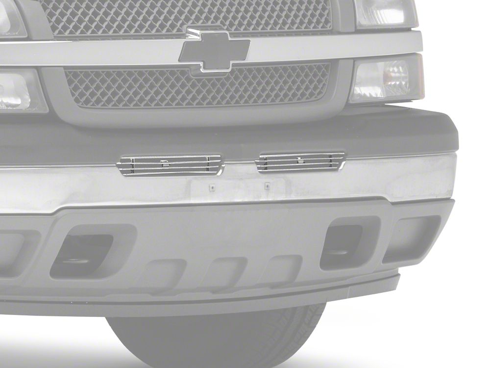 RedRock Air Dam Lower Grille Insert; Polished (0306 Silverado 1500