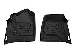 Alterum Sure-Fit Front and Second Row Floor Liners; Black (14-18 Sierra 1500 Crew Cab)