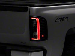 Raxiom G2 LED Tail Lights; Black Housing; Clear Lens (07-13 Silverado 1500)