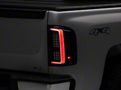 Raxiom G2 LED Tail Lights; Black (07-13 Silverado 1500)