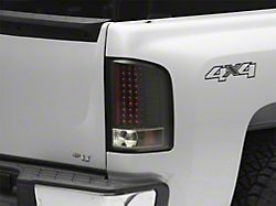 Raxiom LED Tail Lights; Black (07-13 Silverado 1500)