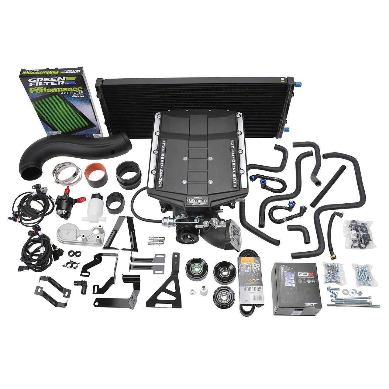 Edelbrock Silverado E-Force Stage 1 Street Supercharger Kit w/ Tuner ...