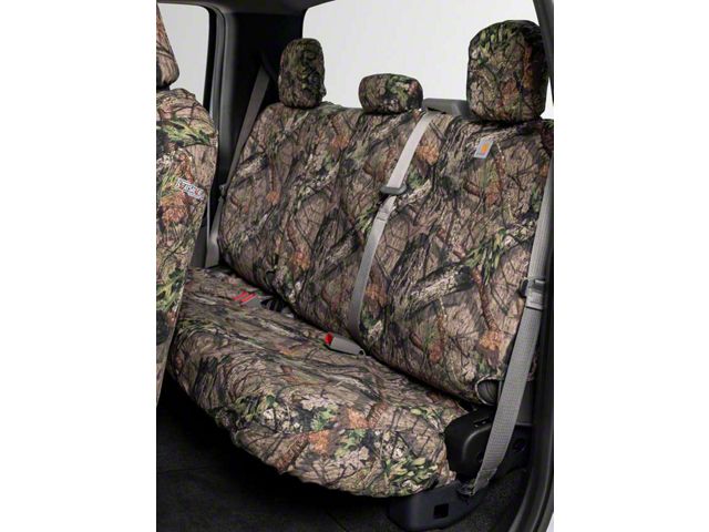 Covercraft SeatSaver Second Row Seat Cover; Carhartt Mossy Oak Break-Up Country (16-23 Tacoma Double Cab)