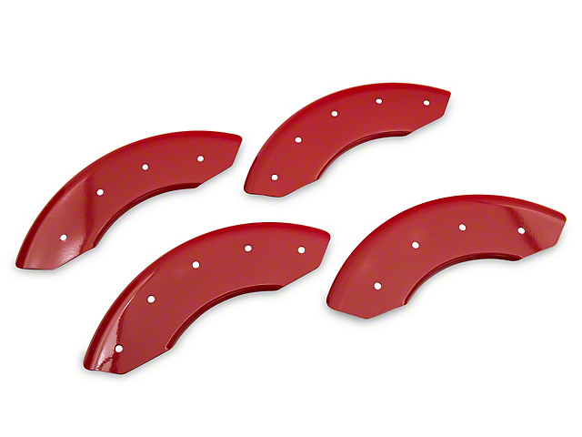 Red Caliper Covers; Front and Rear (14-18 Silverado 1500)