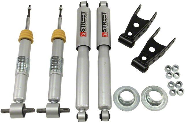 Belltech Silverado Lowering Kit W Street Performance Shocks 1 2 In Front 2 3 In Rear 3829