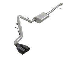 AFE Vulcan Series 3-Inch Single Exhaust System with Black Tips; Side Exit (19-23 4.3L Silverado 1500)