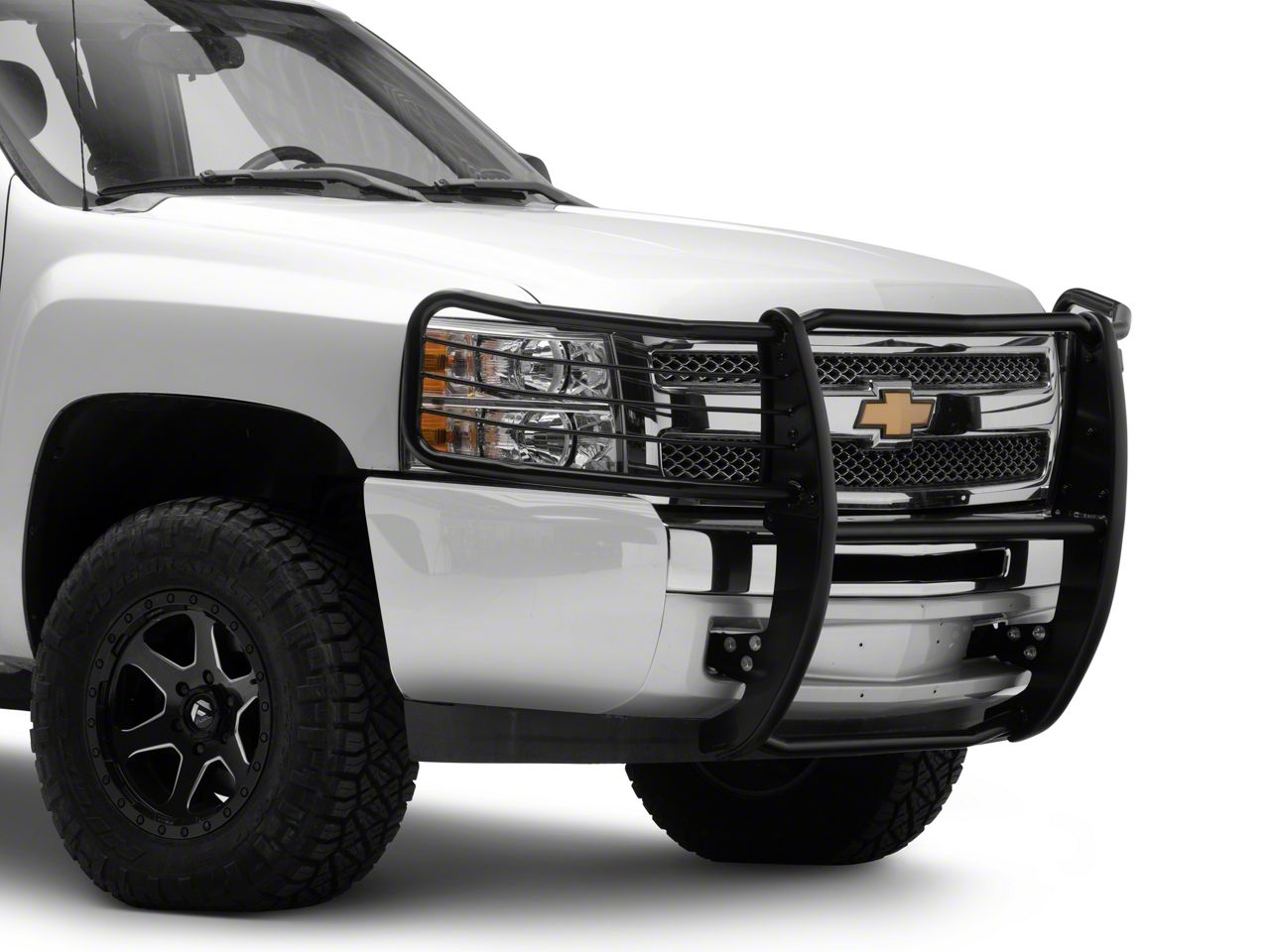 Silverado 1500 Grille Guard; Black (07-13 Silverado 1500)