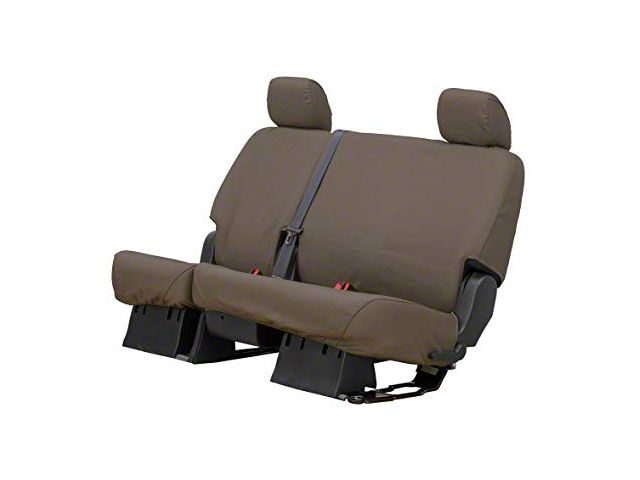 Covercraft Seat Saver Polycotton Custom Second Row Seat Cover; Misty Gray (16-23 Tacoma Double Cab)
