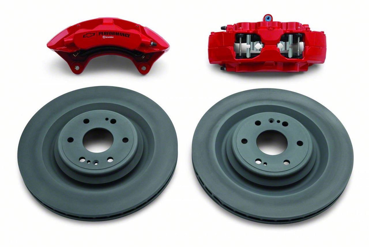 GM Silverado 1500 Brembo Front Big Brake Kit - Red Calipers 84610129