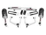 Rough Country Suspension 3.50-Inch Forged Upper Control Arm Suspension Lift Kit with N3 Struts and Premium N3 Shocks (19-23 Sierra 1500 w/ Multi-Leaf Pack Springs, Excluding AT4, Denali & Diesel)