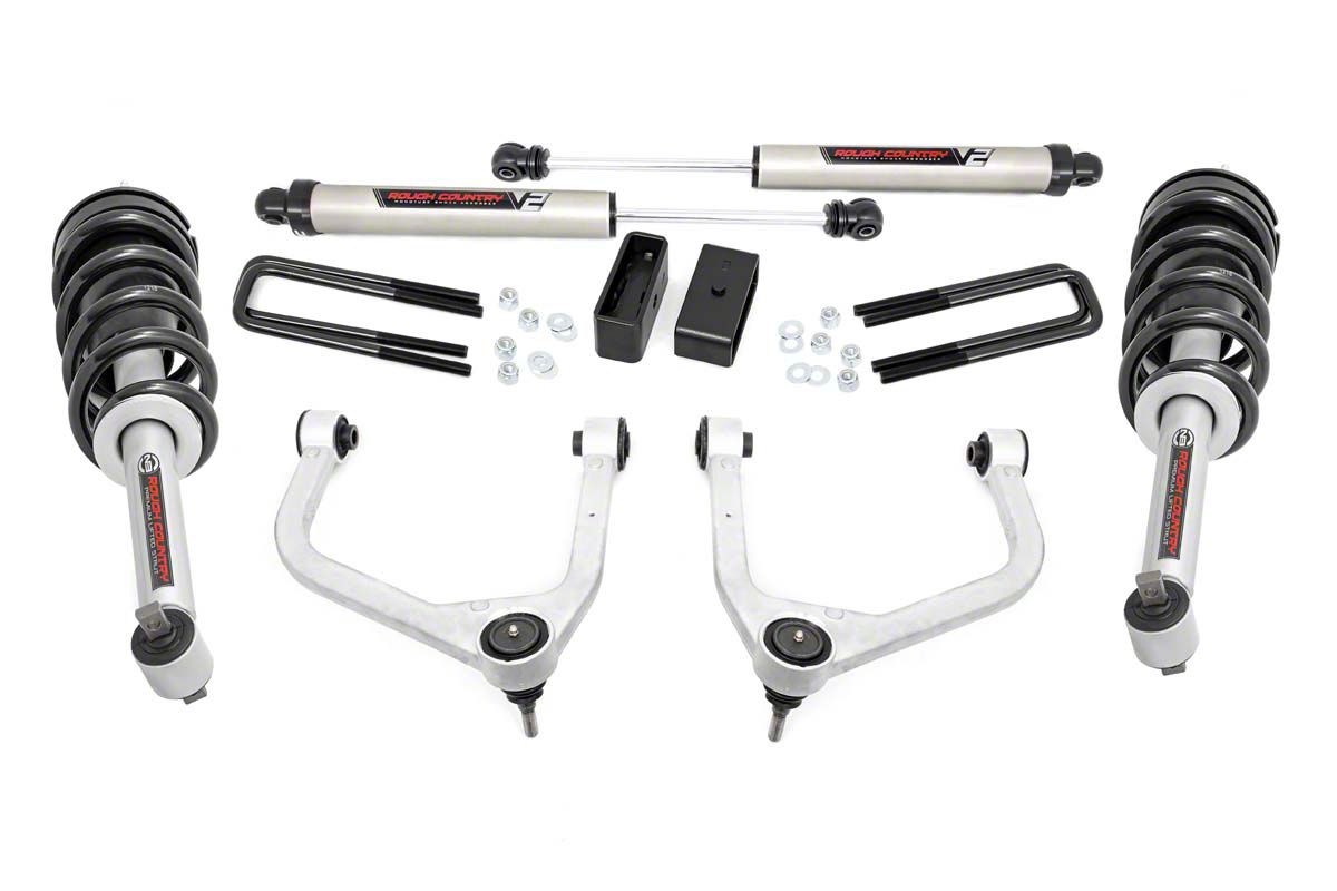 Rough Country Silverado 1500 3.50Inch Suspension Lift Kit with Upper