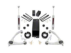 Rough Country Suspension 3.50-Inch Suspension Lift Kit with Upper Control Arms and Premium N3 Shocks (07-16 4WD Silverado 1500 w/ Stock Cast Aluminum or Cast Steel Control Arms)
