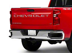 Tailgate Letter Inserts; Stainless Steel (19-21 Silverado 1500)