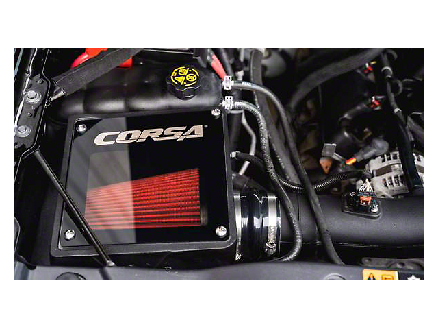 Corsa Performance Closed Box Cold Air Intake with DryTech 3D Dry Filter (14-18 5.3L Silverado 1500)