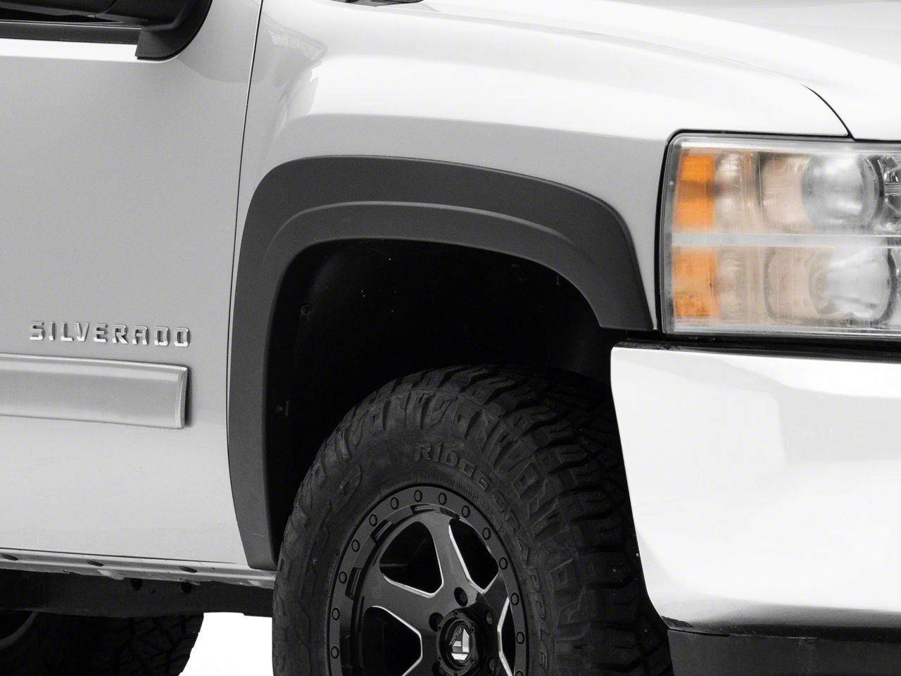 Silverado 1500 Fender Flares; Textured (07-13 Silverado 1500)