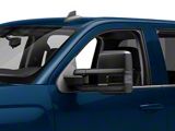 Powered Heated Towing Mirrors with Ambient Temp Sensor and Smoked LED Turn Signals; Black (14-16 Silverado 1500)