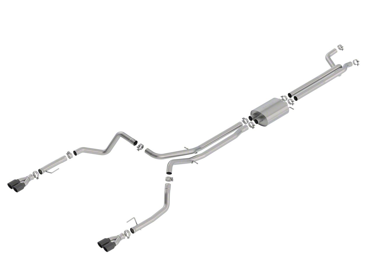 true dual straight pipe exhaust ram 1500