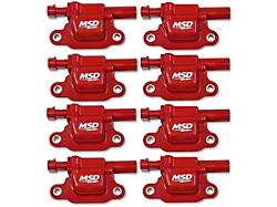 MSD Blaster Coil Packs; Red (14-26 V8 Silverado 1500)