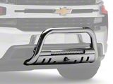 Beacon Bull Bar with Skid Plate; Stainless Steel (19-26 Silverado 1500, Excluding ZR2)