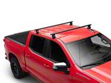 Traveler Cross Bar Roof Rack; Black; 60-Inch (14-26 Silverado 1500)