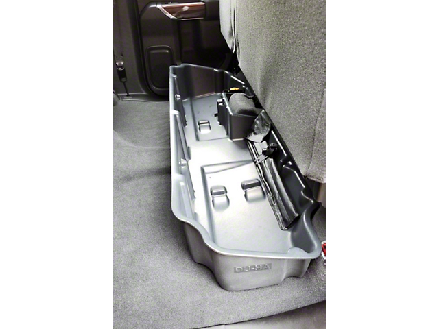 Underseat Storage; Black (19-23 Sierra 1500 Double Cab)