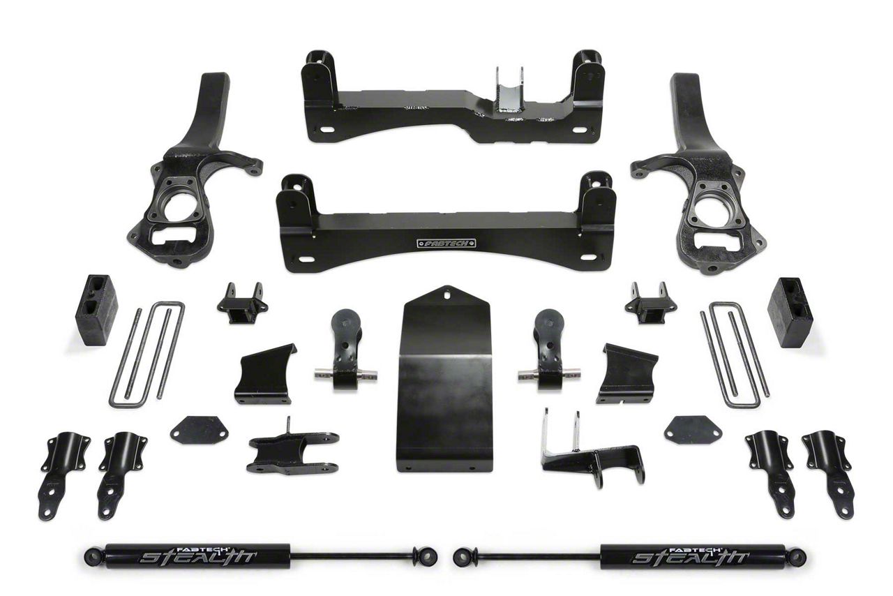 Fabtech Silverado 1500 4-Inch Basic Suspension Lift Kit with Stealth ...