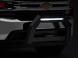 Armour Bull Bar with 20-Inch LED Light Bar; Black (19-23 Sierra 1500)