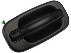 Exterior Door Handle without Keyhole; Textured Black; Front Passenger Side (04-06 Silverado 1500)
