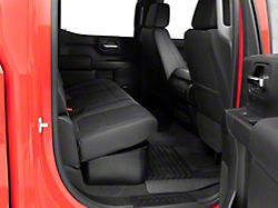 Husky GearBox Under Seat Storage Box; Black (19-22 Silverado 1500 Crew Cab)