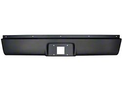 Rear Bumper Roll Pan with License Plate Bucket; Replacement Part (99-06 Sierra 1500)