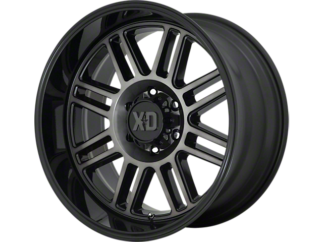 XD Cage Gloss Black with Gray Tint 6-Lug Wheel; 20x9; 0mm Offset (21-23 Bronco, Excluding Raptor)