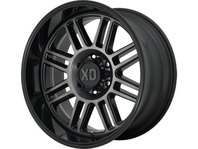 XD Cage Gloss Black with Gray Tint 6-Lug Wheel; 22x10; -18mm Offset (05-15 Tacoma)