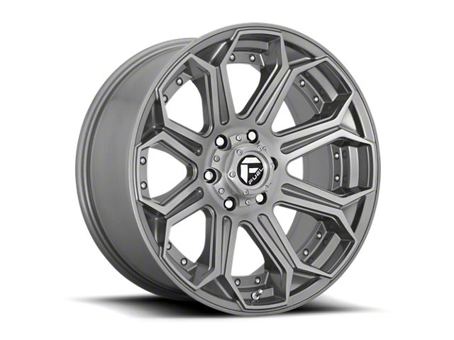 Fuel Wheels Siege Platinum Brushed Gunmetal 6-Lug Wheel; 20x9; 20mm Offset (22-24 Tundra)
