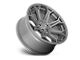Fuel Wheels Siege Platinum Brushed Gunmetal 6-Lug Wheel; 20x9; 1mm Offset (05-15 Tacoma)