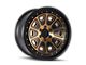 Mayhem Wheels Flat Iron Matte Black with Bronze Tint 6-Lug Wheel; 18x9; 0mm Offset (16-23 Tacoma)
