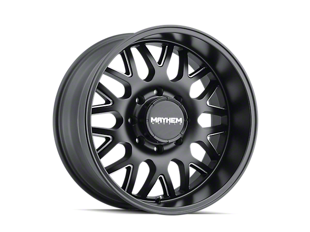 Mayhem Wheels Tripwire Gloss Black Milled 8-Lug Wheel; 20x10; -19mm Offset (11-16 F-350 Super Duty SRW)