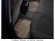 Weathertech All-Weather Rear Rubber Floor Mats; Tan (18-24 Jeep Wrangler JL 2-Door, Excluding 4xe)