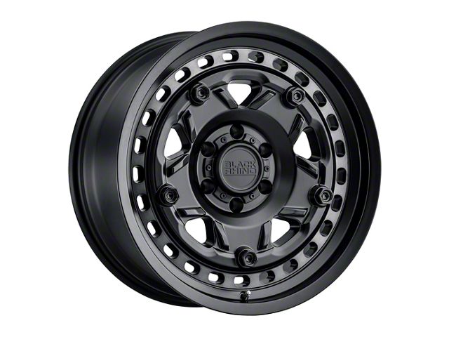 Black Rhino Grange Matte Black with Machined Tint Ring 6-Lug Wheel; 18x9; 12mm Offset (16-23 Tacoma)